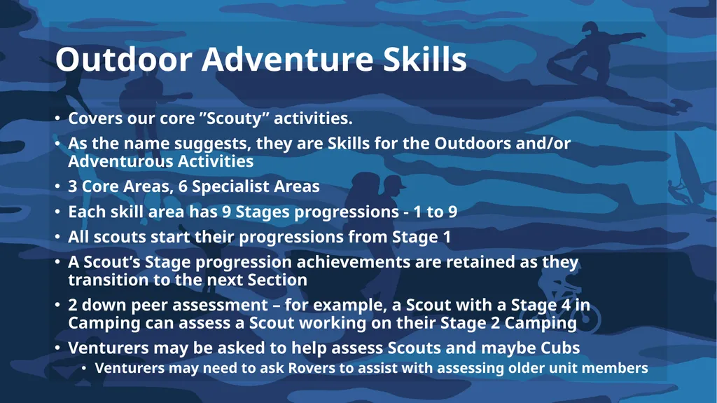 Introduction to Achievement Pathways For Venturers - slide 26 of 39