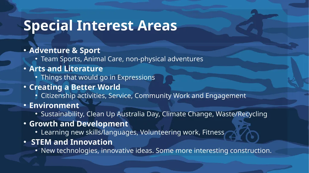 Introduction to Achievement Pathways For Venturers - slide 30 of 39