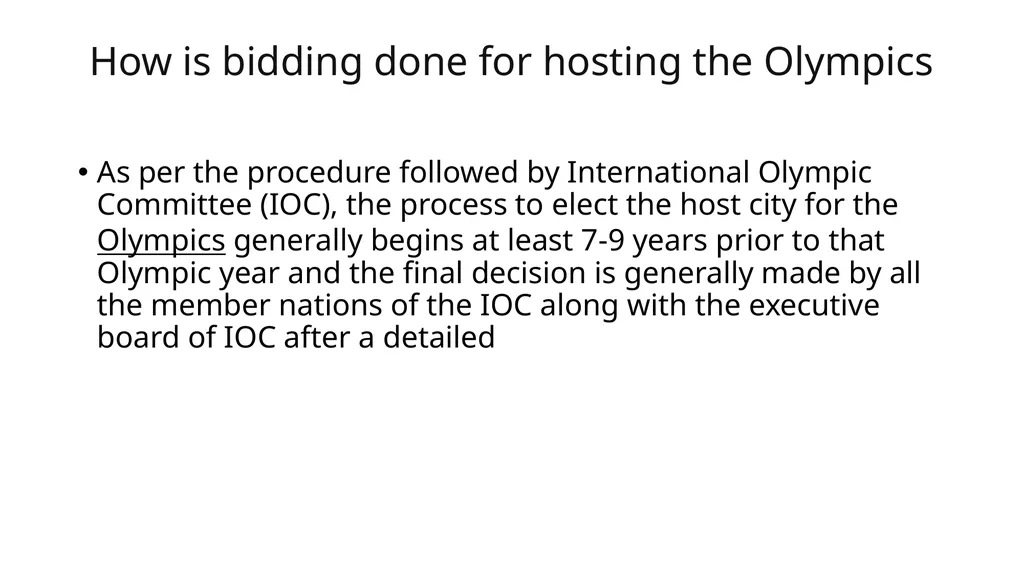 UNIT -3 THE OLYMPIC GAMES Who’s responsible for - slide 6 of 15