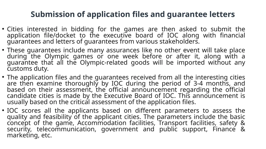 UNIT -3 THE OLYMPIC GAMES Who’s responsible for - slide 8 of 15