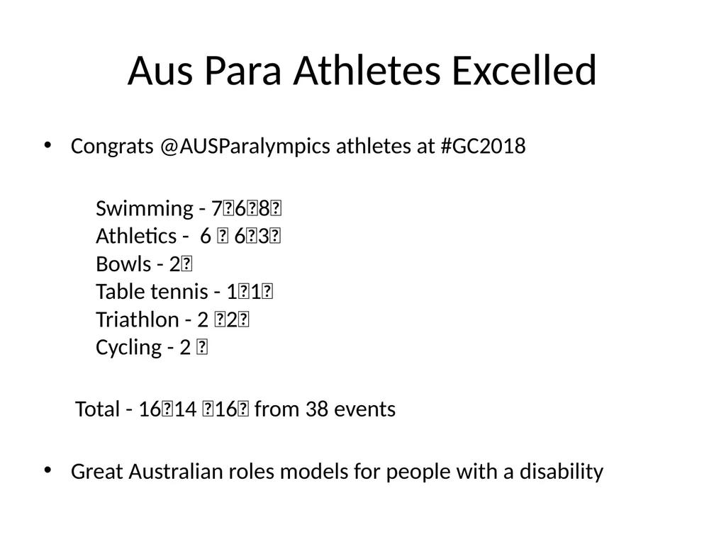 Lessons learned from Gold Coast 2018 and what - slide 17 of 32