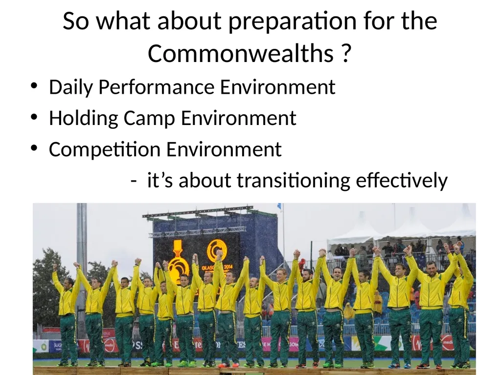 Lessons learned from Gold Coast 2018 and what - slide 28 of 32