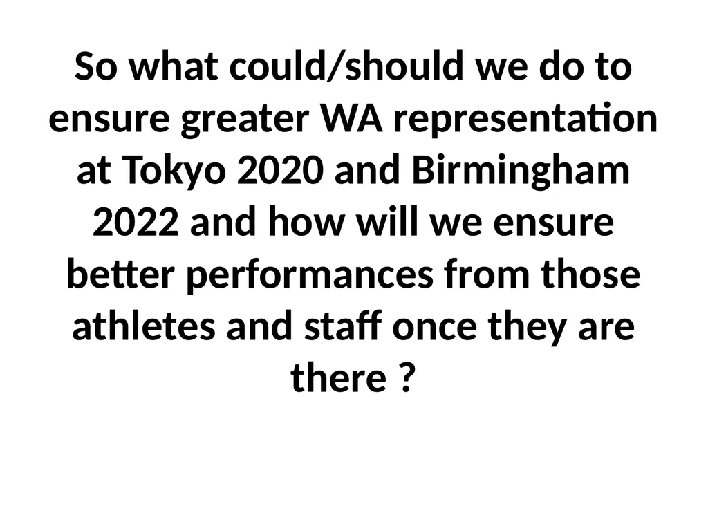 Lessons learned from Gold Coast 2018 and what - slide 32 of 32