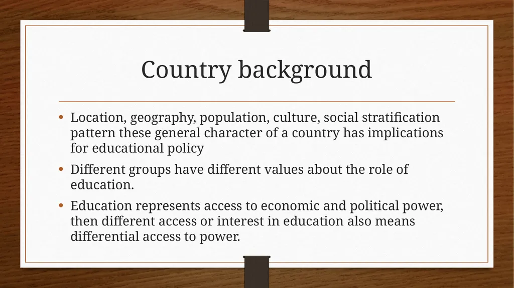 Relationship between Policy and Education Dr V. - slide 59 of 80