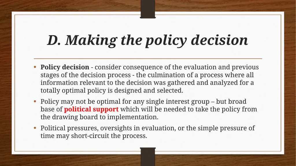 Relationship between Policy and Education Dr V. - slide 72 of 80