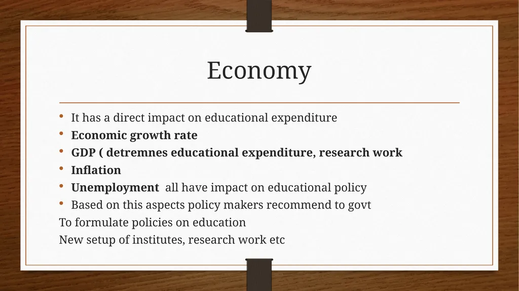 Relationship between Policy and Education Dr V. - slide 31 of 80