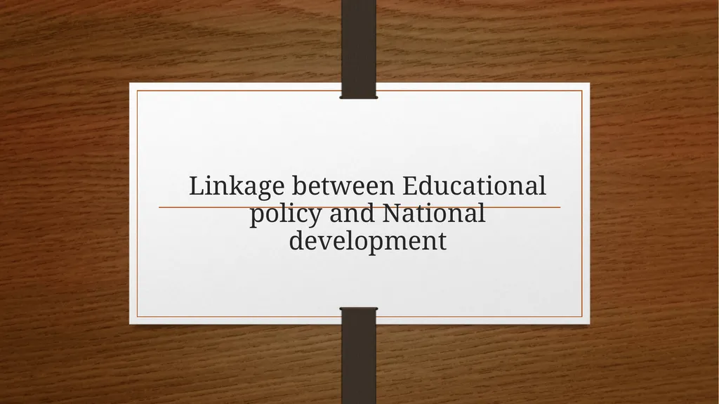 Relationship between Policy and Education Dr V. - slide 19 of 80