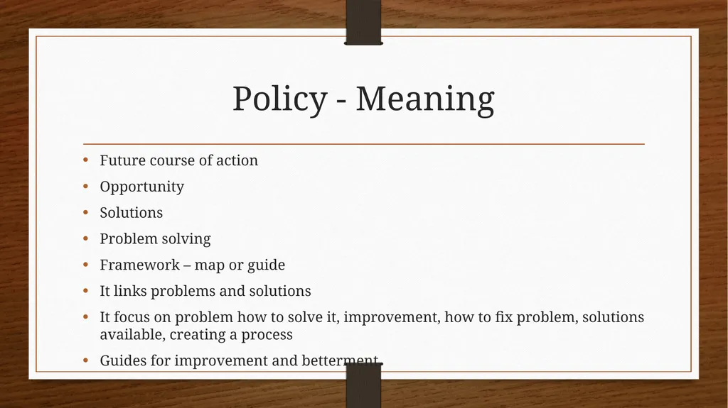 Relationship between Policy and Education Dr V. - slide 7 of 80