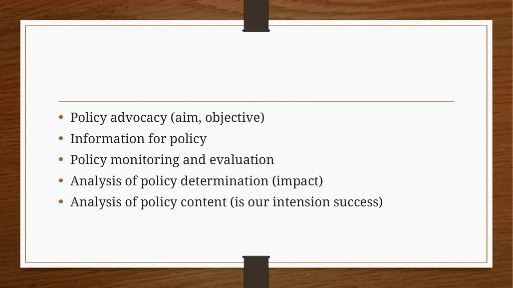 Relationship between Policy and Education Dr V. - slide 51 of 80