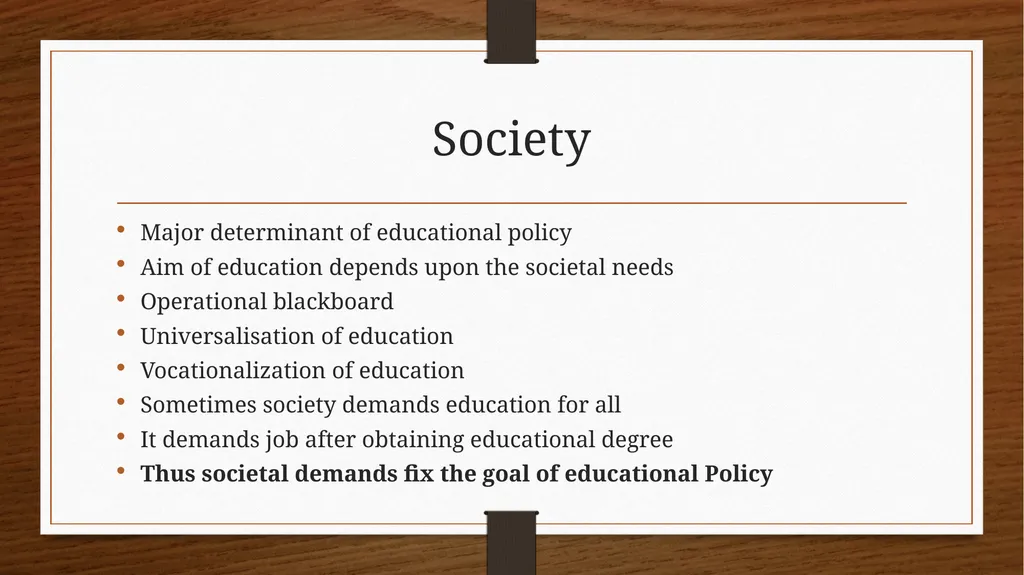 Relationship between Policy and Education Dr V. - slide 30 of 80