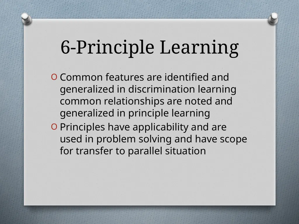 Learning: Concept, Nature and Factors Influencing - slide 12 of 17