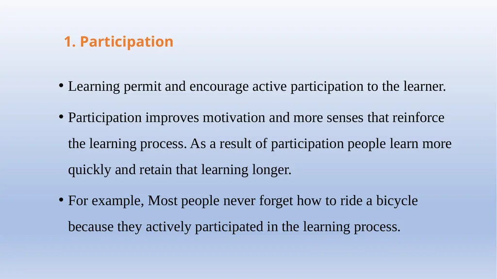 The Principles & Components Of Learning, Memory & - slide 6 of 47