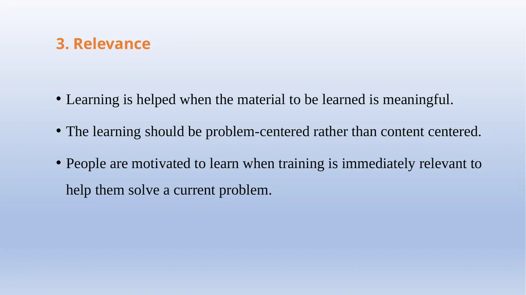 The Principles & Components Of Learning, Memory & - slide 8 of 47