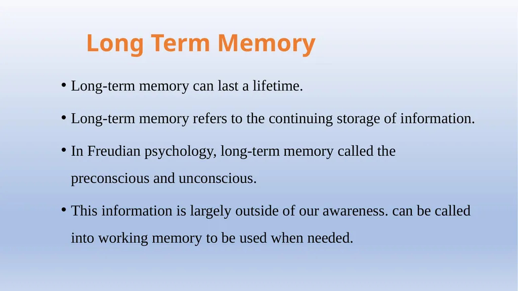 The Principles & Components Of Learning, Memory & - slide 22 of 47