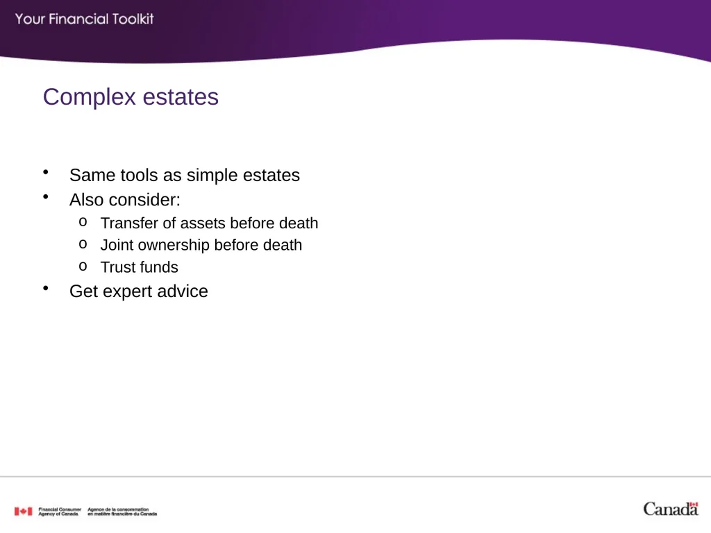 Financial planning Agenda Start time: ____ Break - slide 28 of 30