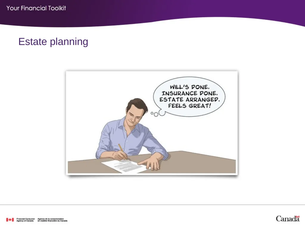 Financial planning Agenda Start time: ____ Break - slide 24 of 30