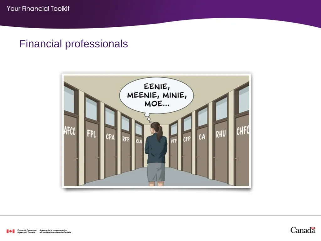 Financial planning Agenda Start time: ____ Break - slide 17 of 30