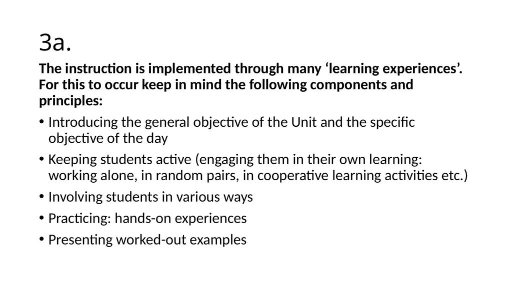 Inclusive Teaching and Learning The approach The - slide 6 of 11