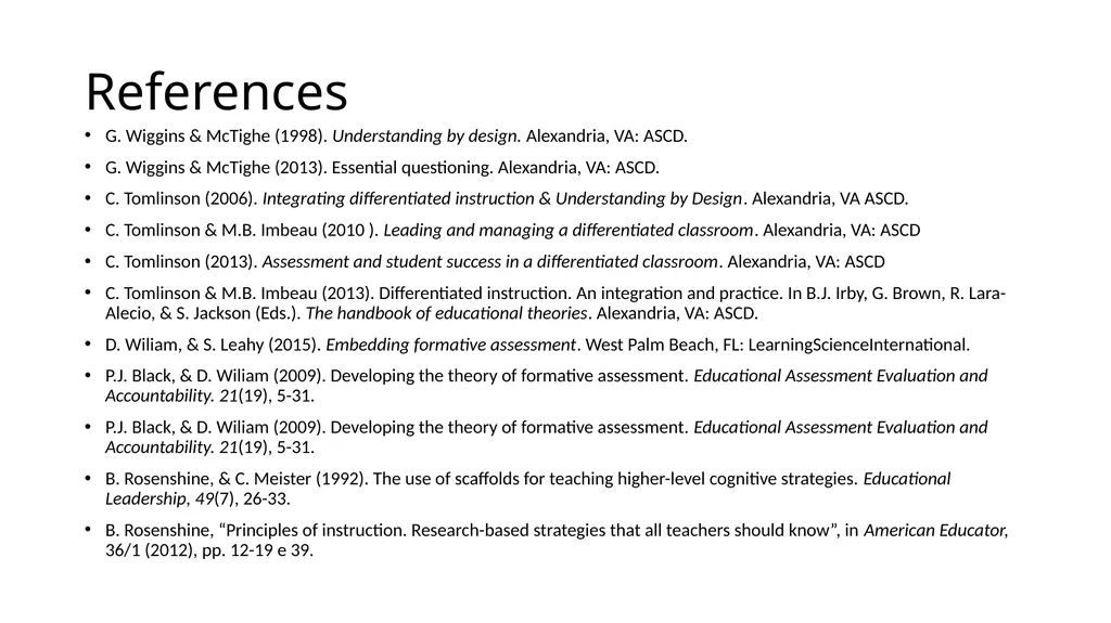 Inclusive Teaching and Learning The approach The - slide 11 of 11