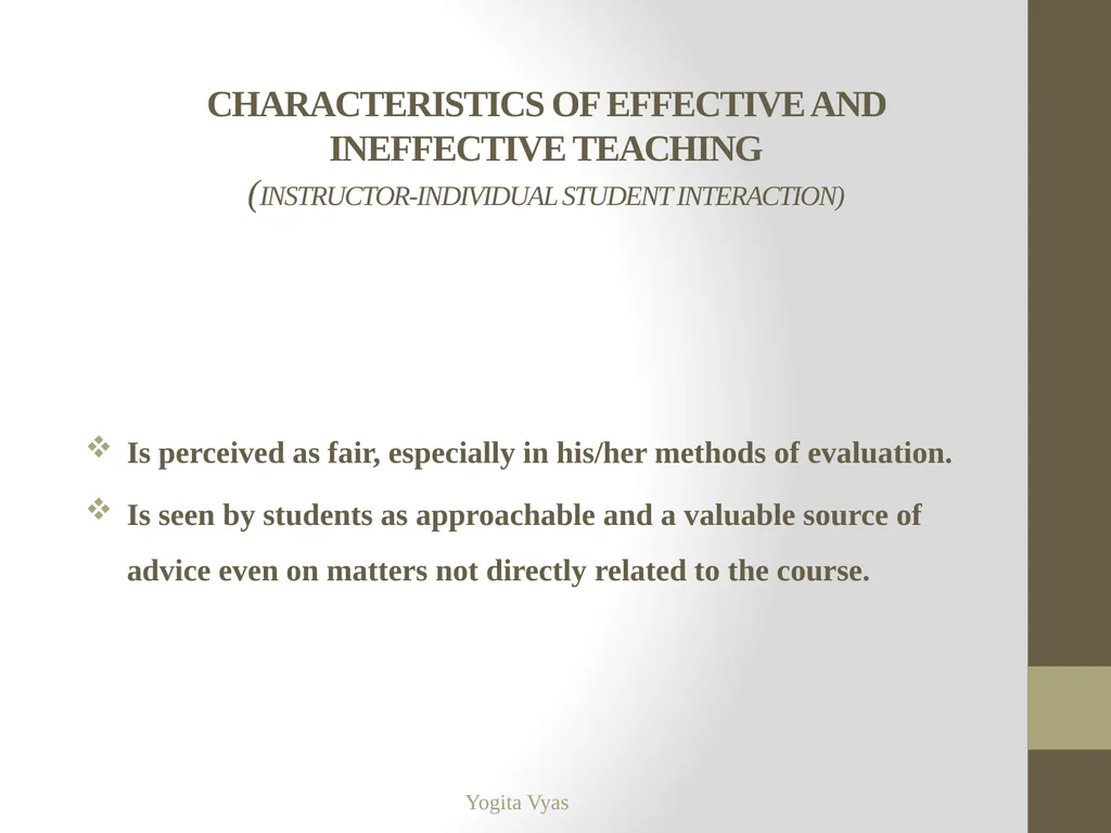 Topic- Teaching as a Profession Yogita Vyas - slide 13 of 27