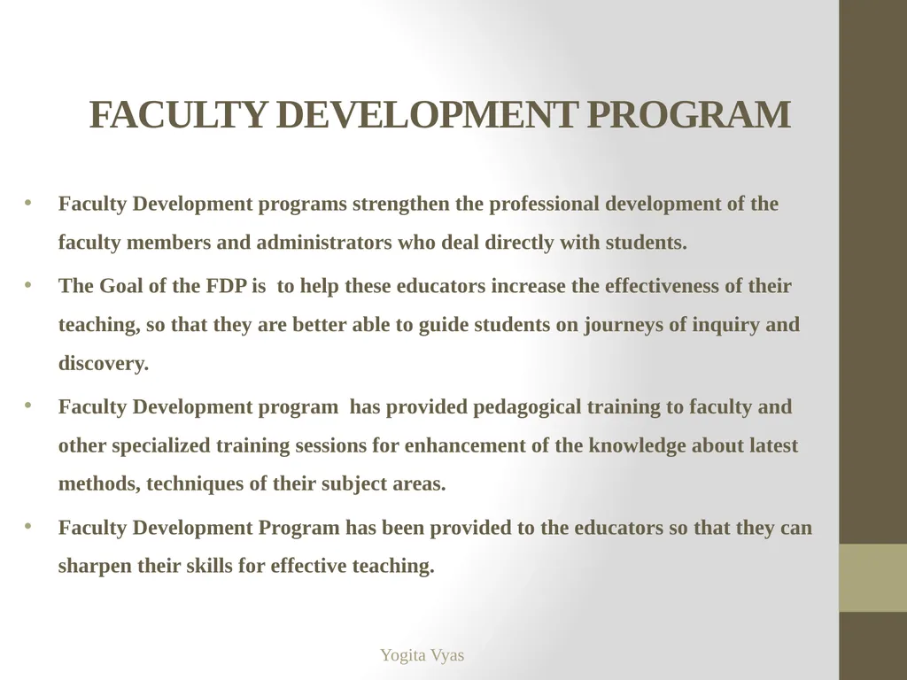 Topic- Teaching as a Profession Yogita Vyas - slide 15 of 27