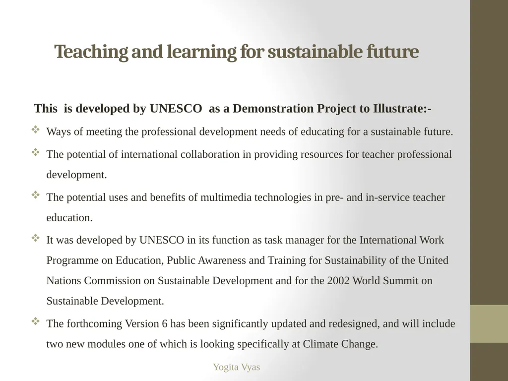 Topic- Teaching as a Profession Yogita Vyas - slide 23 of 27