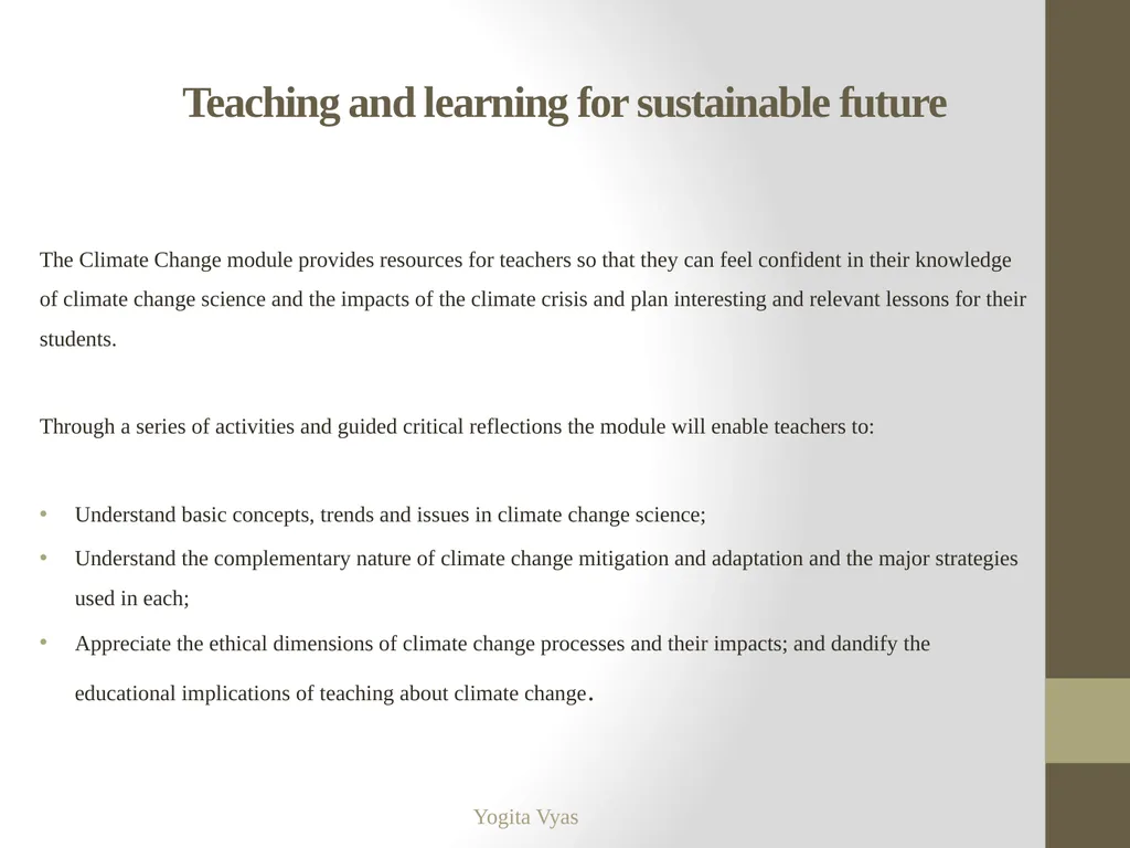 Topic- Teaching as a Profession Yogita Vyas - slide 24 of 27