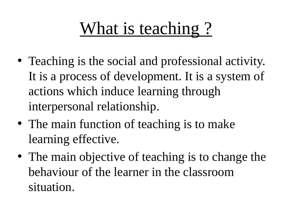 Operations of Teaching (Phases of Teaching) By Mr. - slide 2 of 8