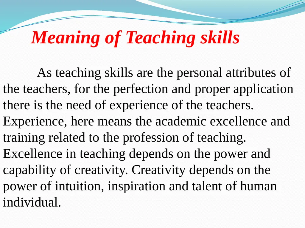 Topic: Teaching skills Ramkrishna Chakraborty - slide 2 of 8