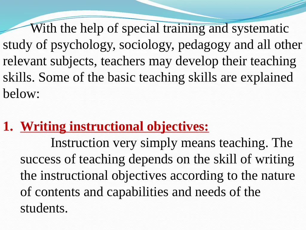 Topic: Teaching skills Ramkrishna Chakraborty - slide 3 of 8
