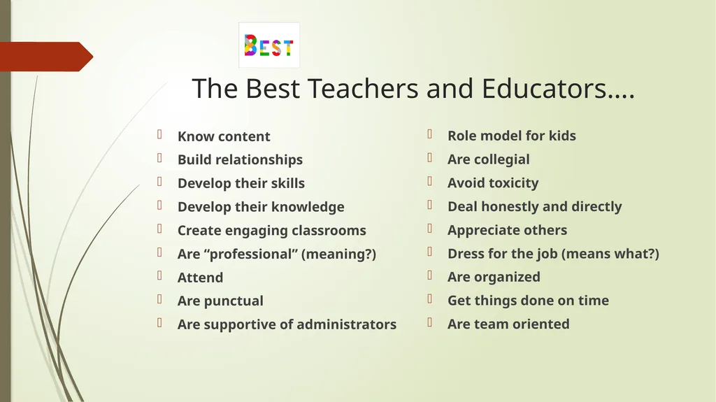 Building School Culture What is it? How do we - slide 23 of 24