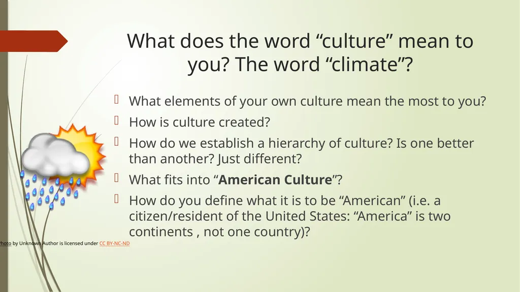 Building School Culture What is it? How do we - slide 4 of 24