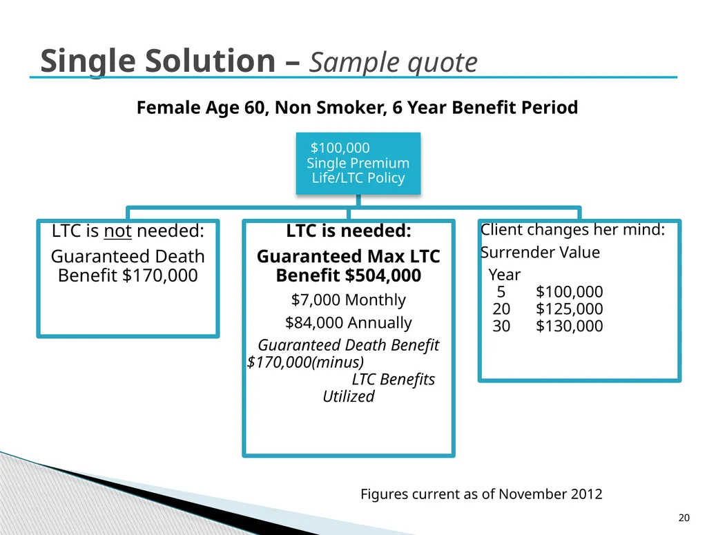 Long Term Care Planning Strategies Lisa McAree, - slide 20 of 23