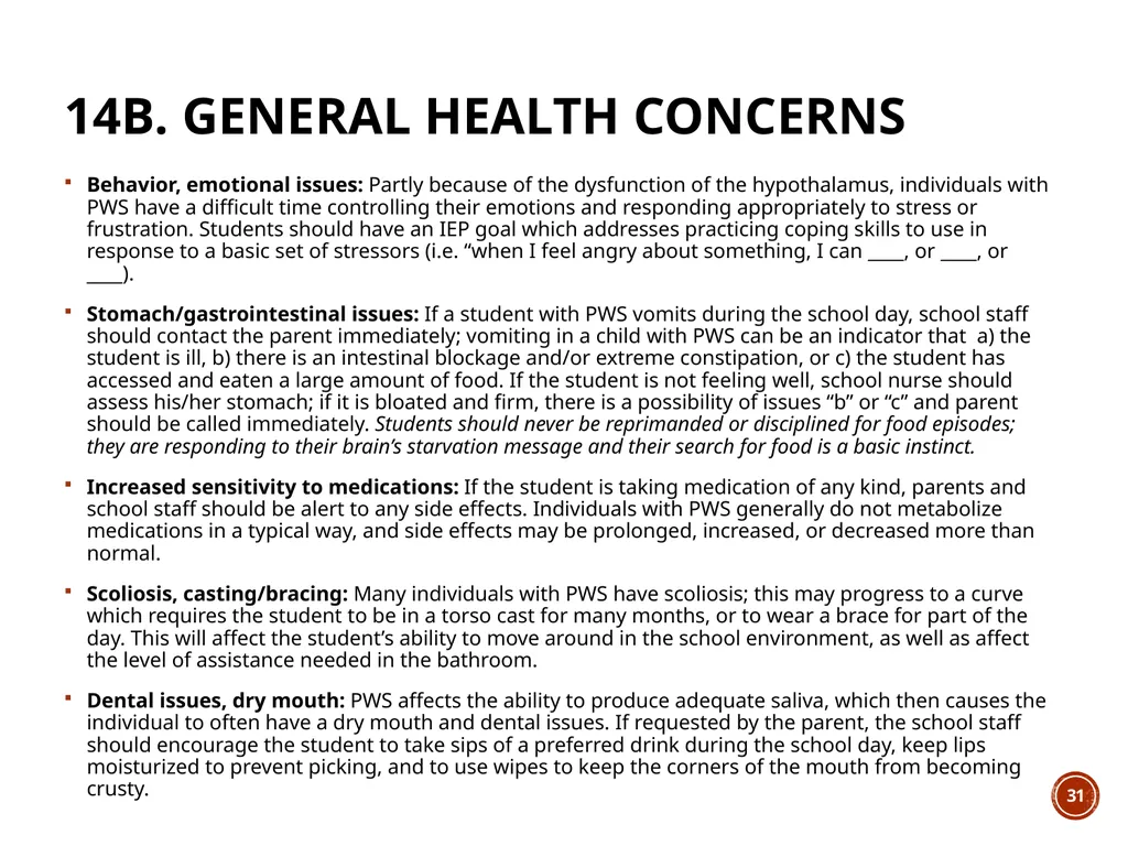Module 6: PWS In THE SCHOOL ENVIRONMENT The Wyatt - slide 31 of 39