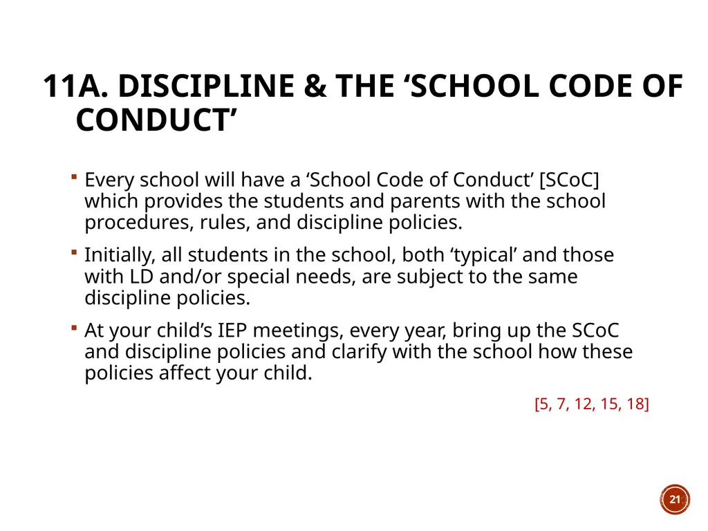 Module 6: PWS In THE SCHOOL ENVIRONMENT The Wyatt - slide 21 of 39
