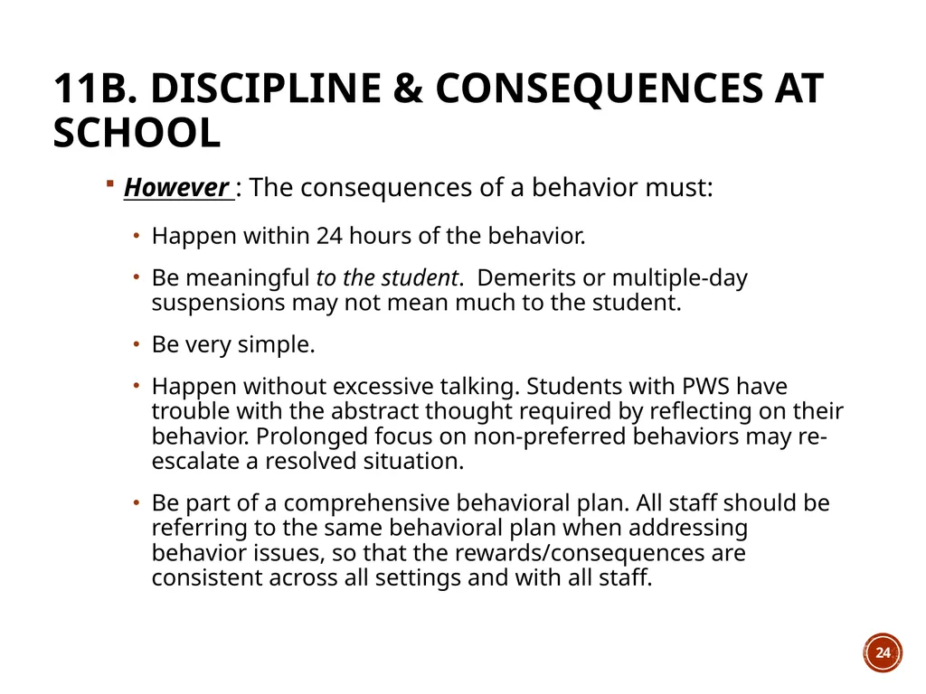 Module 6: PWS In THE SCHOOL ENVIRONMENT The Wyatt - slide 24 of 39