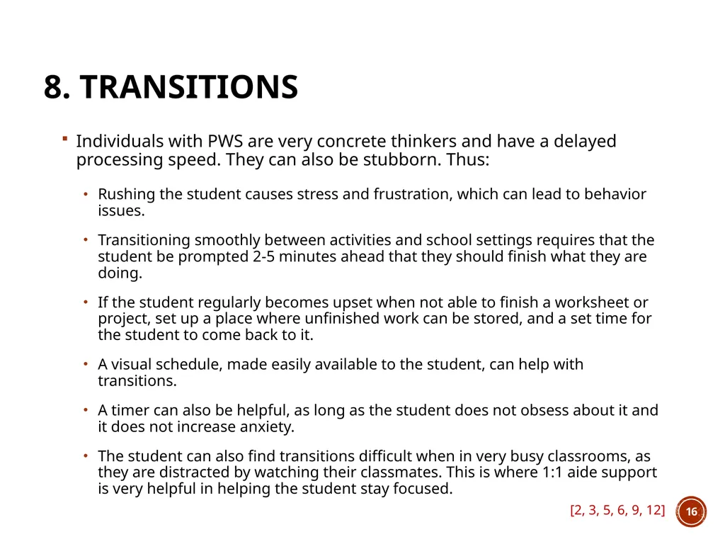 Module 6: PWS In THE SCHOOL ENVIRONMENT The Wyatt - slide 16 of 39
