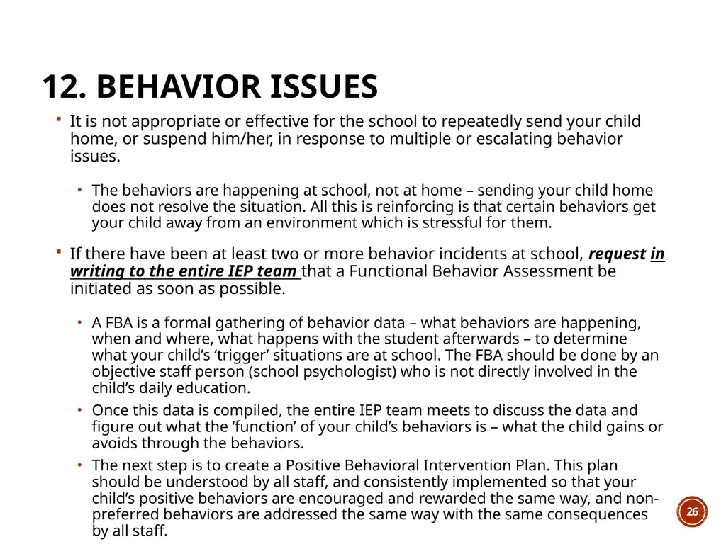 Module 6: PWS In THE SCHOOL ENVIRONMENT The Wyatt - slide 26 of 39