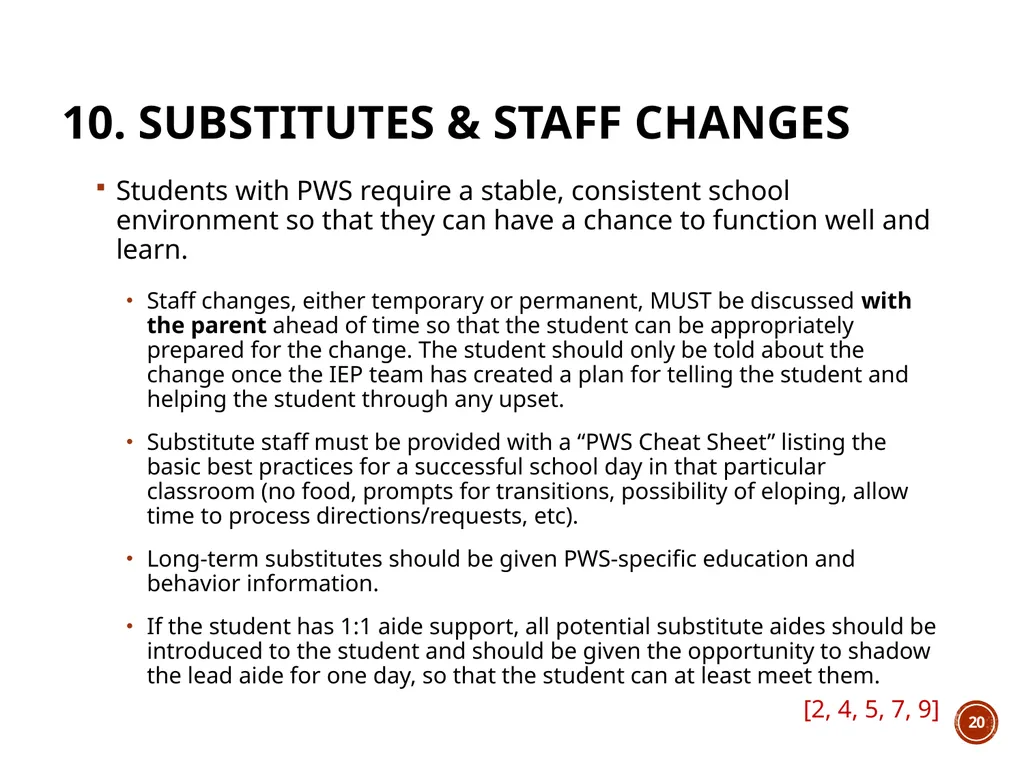 Module 6: PWS In THE SCHOOL ENVIRONMENT The Wyatt - slide 20 of 39