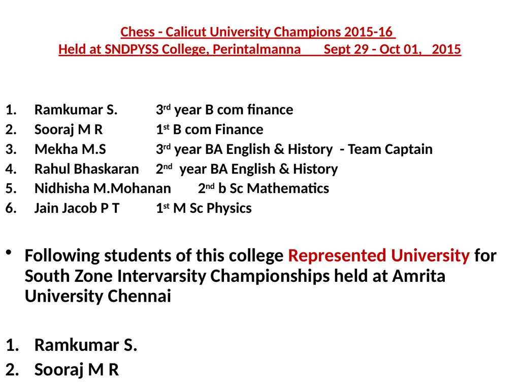 ST. THOMAS’ (Autonomous) COLLEGE Thrissur - slide 15 of 22