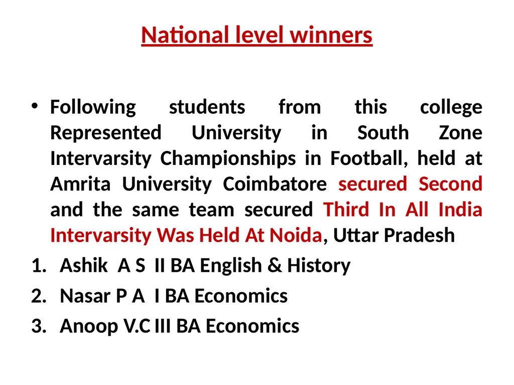 ST. THOMAS’ (Autonomous) COLLEGE Thrissur - slide 5 of 22