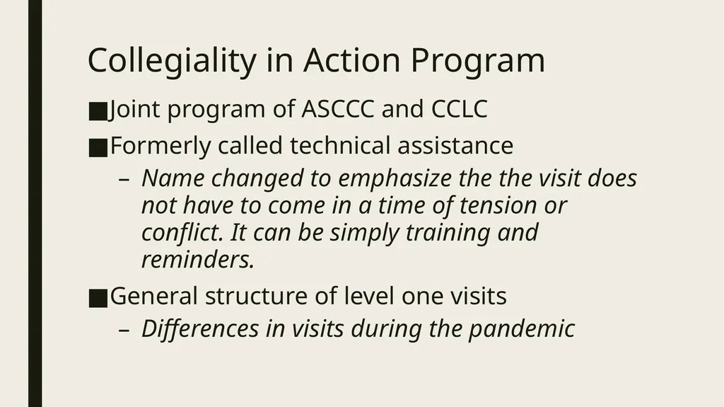 Participating Effectively in District and College - slide 3 of 34