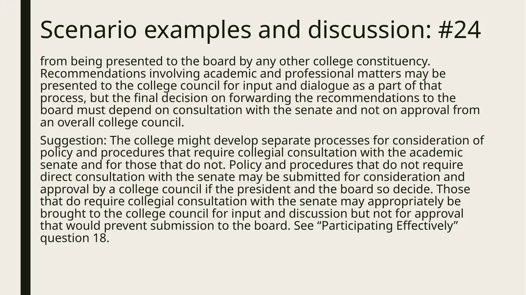 Participating Effectively in District and College - slide 17 of 34