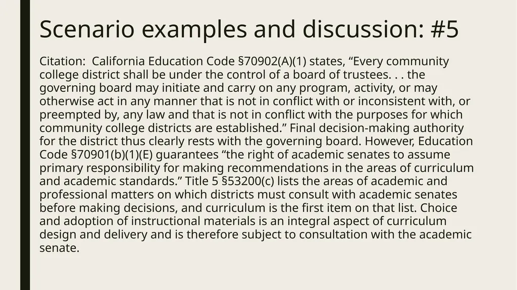 Participating Effectively in District and College - slide 19 of 34