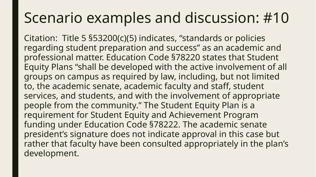 Participating Effectively in District and College - slide 25 of 34