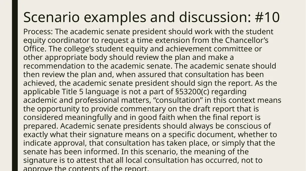 Participating Effectively in District and College - slide 26 of 34