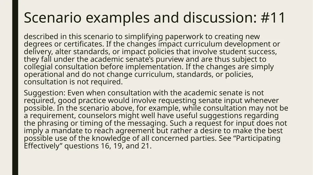 Participating Effectively in District and College - slide 30 of 34