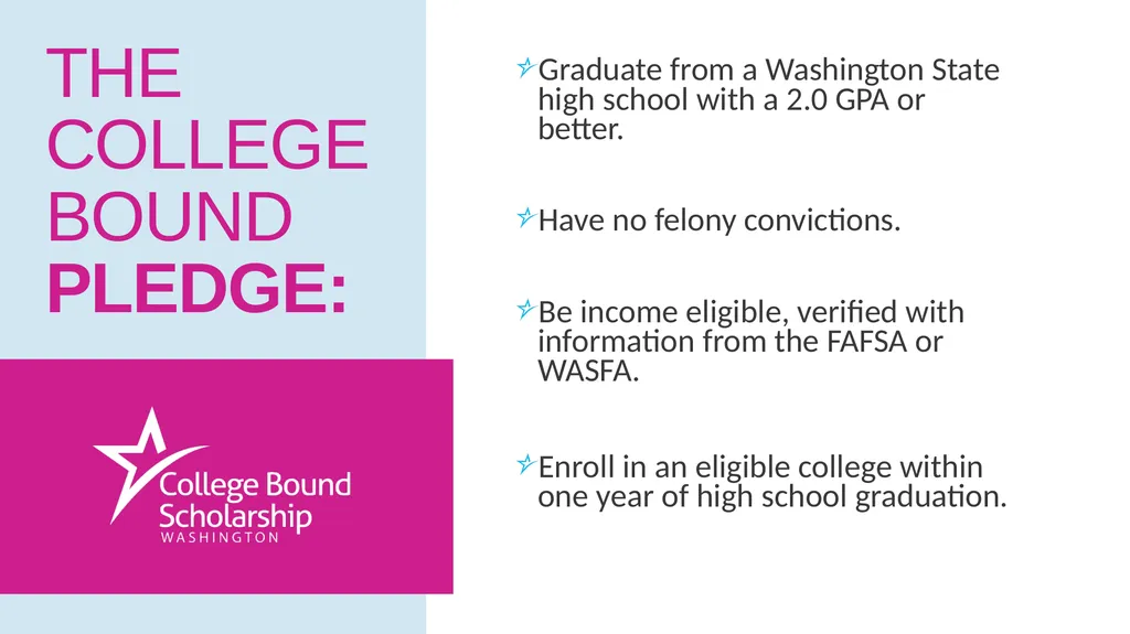 Benefits of going to college THE COLLEGE BOUND - slide 14 of 17