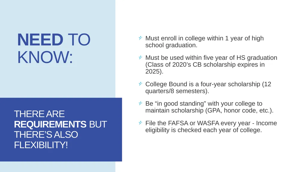 Benefits of going to college THE COLLEGE BOUND - slide 15 of 17