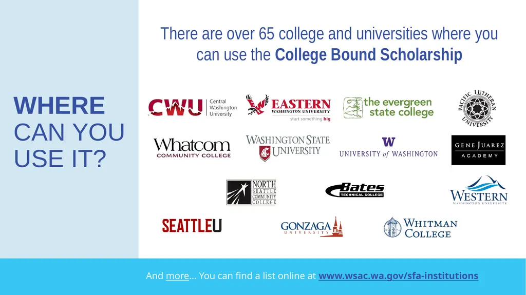 Benefits of going to college THE COLLEGE BOUND - slide 12 of 17